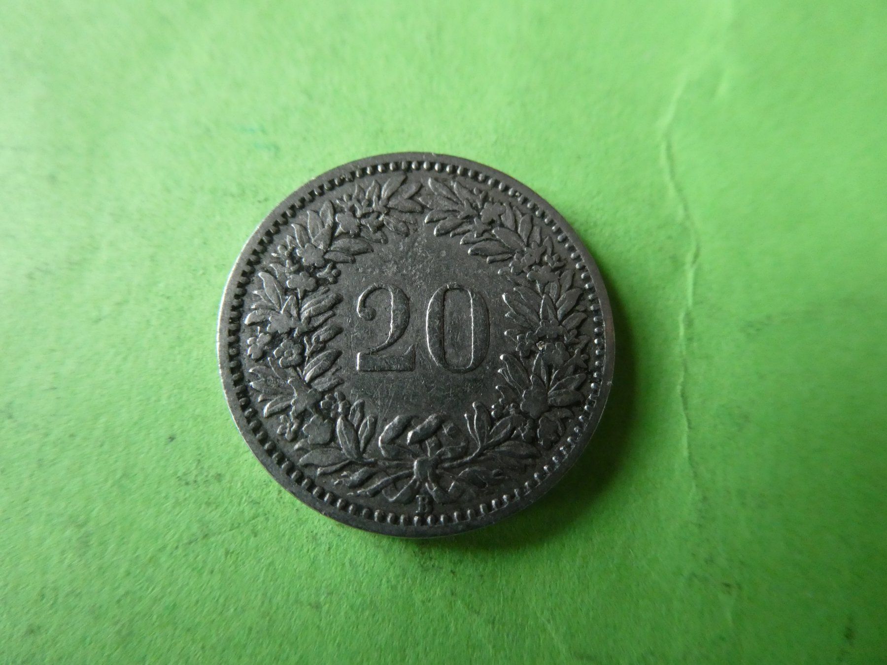 Tutti le monete: Schweiz 1883,  20 Rappen – Usato da Hinterforst venduto da Rohusri 1