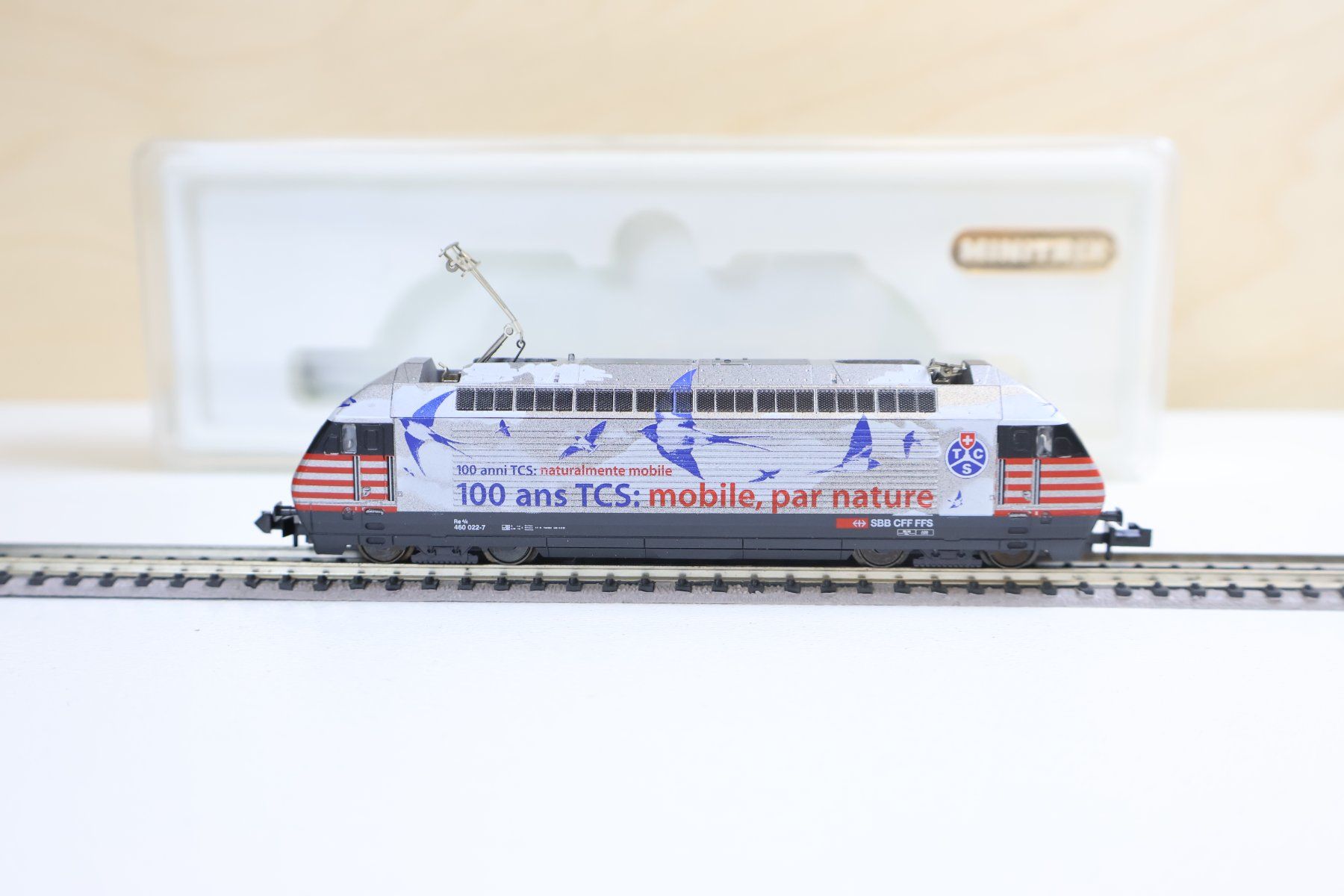 Trix Modellini di ferrovie: Minitrix SBB Re 460 E-Lok "TCS Modell" Spur N – Usato da Winterthur venduto da Monstera 6