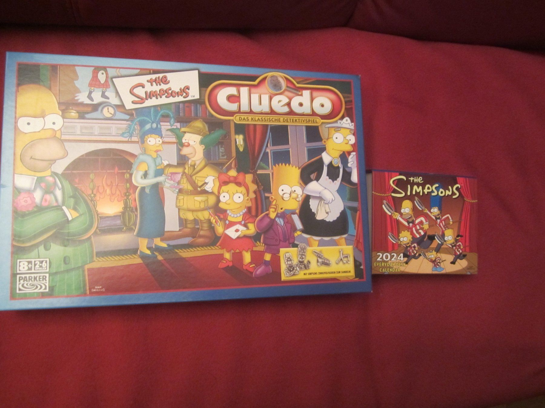 Fumetti: Simpsons Cluedo + Kalender 2024 Brettspiel Comic – Nuovo (secondo la descrizione) da Volketswil venduto da nemo2000
