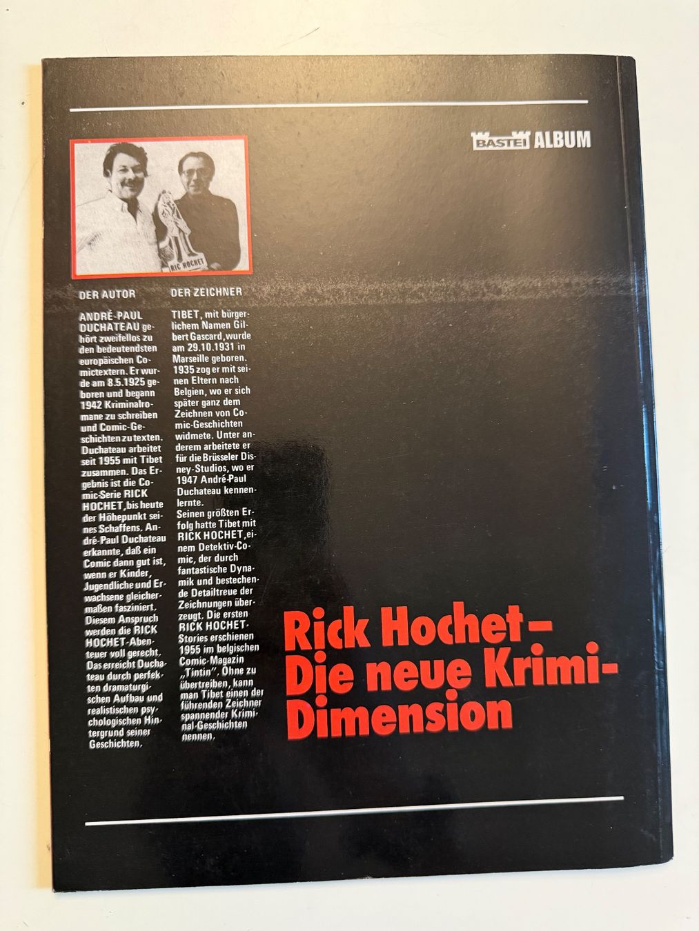Fumetti: RICK HOCHET BAND 1 – Usato da Münsingen venduto da Ganjam 2