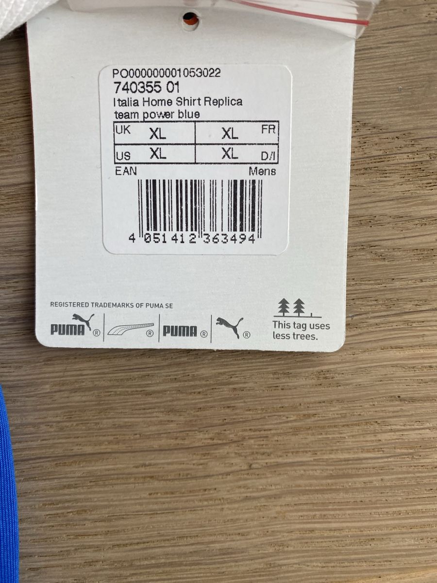 Puma Canottiere & Pantaloni: Italien Heim Trikot – Nuovo e nell'imballaggio originale da Volketswil venduto da 9394 2