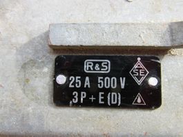 J25 Stecker 25A 400V 3P+E(D) für Drehrichungswechsel