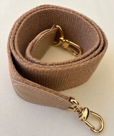 🤍 Shoulder Strap / Schulter-Riemen mit Karabinern, beige 🤍