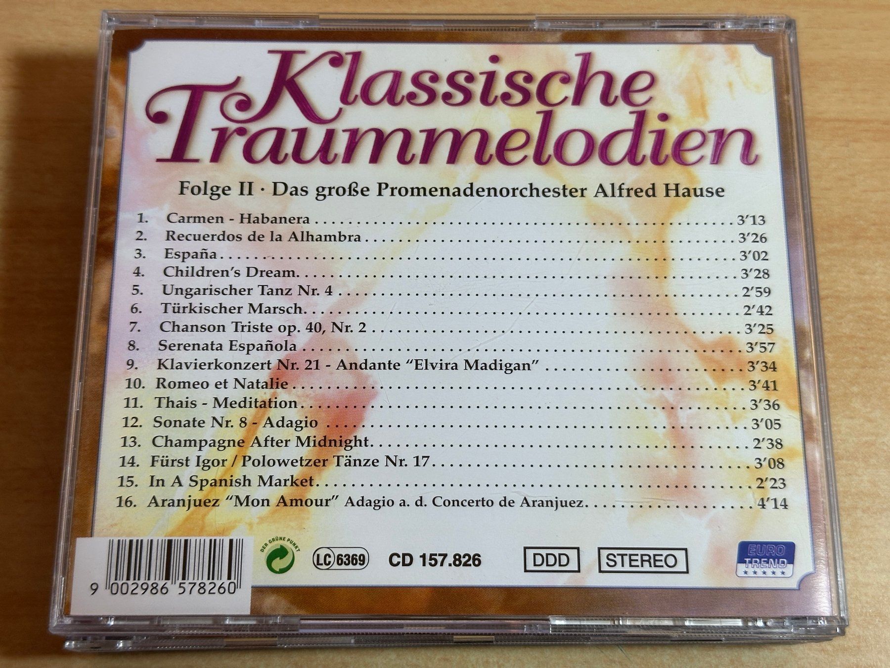 CD: Various - Klassische Traummelodien - 5 CD – Usato da Rikon im Tösstal venduto da Alpenmutz 5
