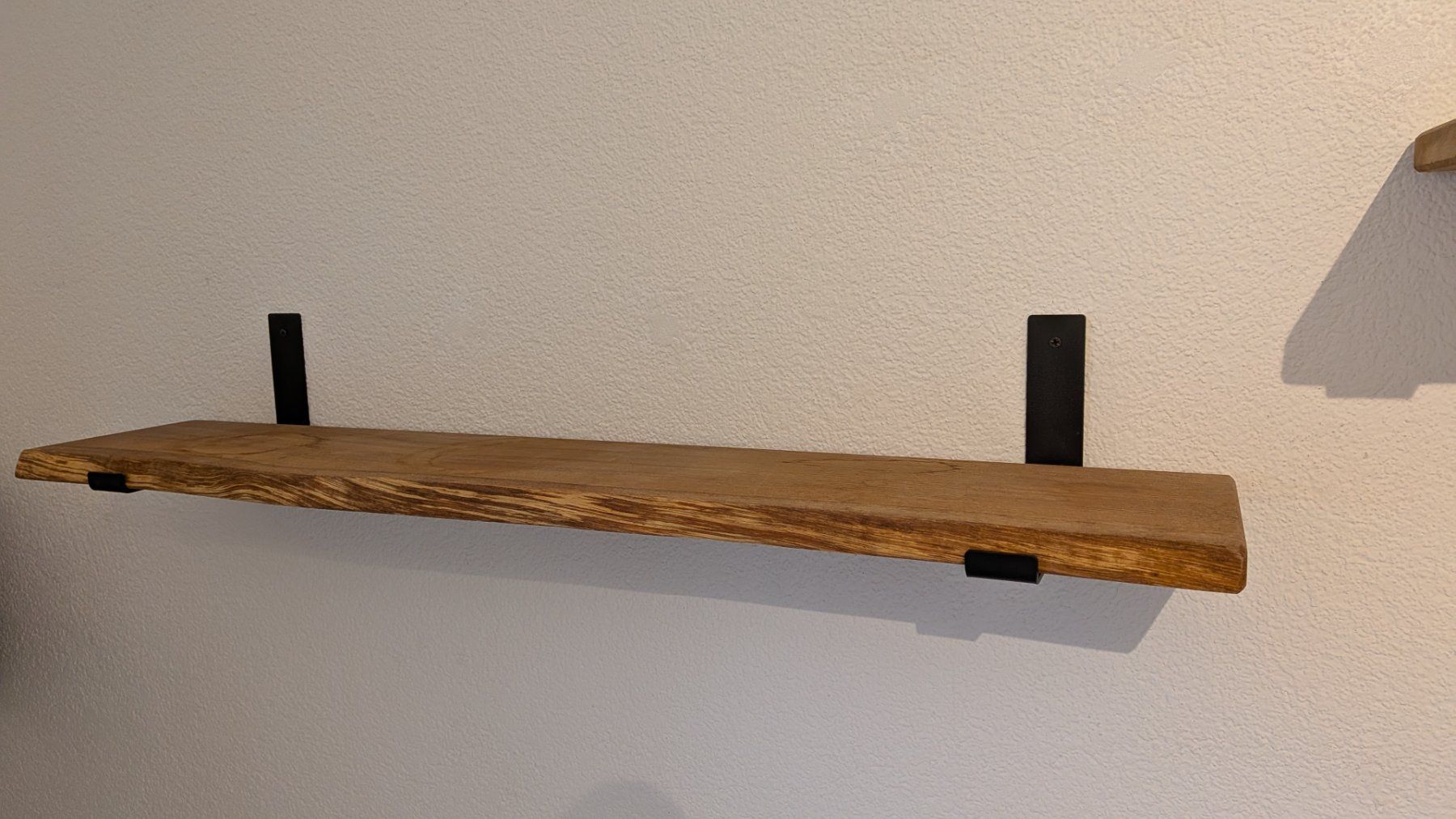 Regale: Wandregal Eichenholz "Rustikal" (100x20cm) – Gebraucht aus Zürich von mar_f5dp