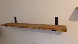 Wandregal Eichenholz "Rustikal" (100x20cm)
