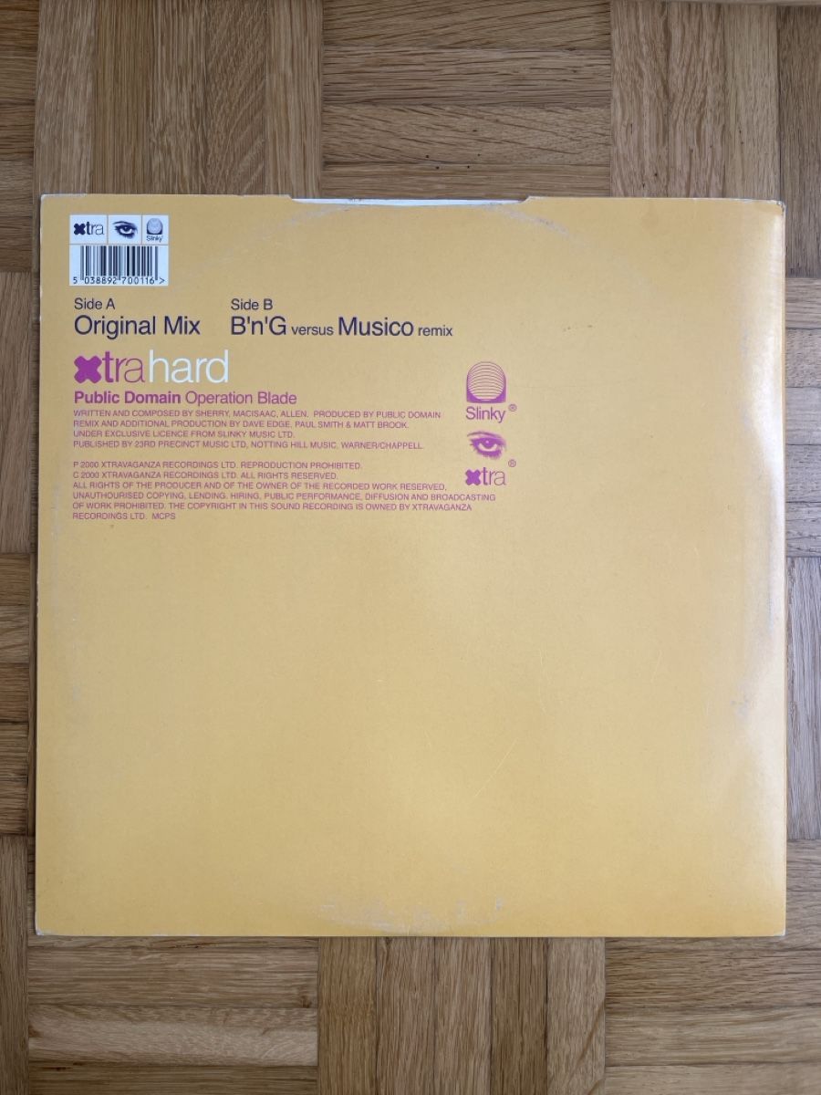 Dischi in vinile: Public Domain Hard Trance / Acid Vinyl – Usato da Wangen b. Olten venduto da break72 1