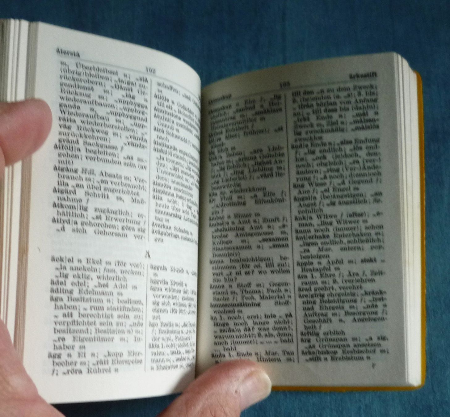 Libri: Schwedisch  // Langenscheidts Universal-Wörterbuch – Usato da Rafz venduto da Sonnenblume305 1