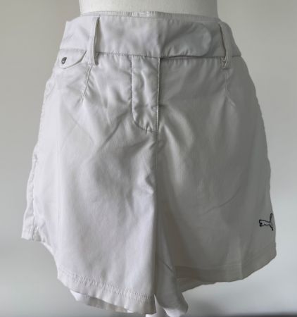 Puma Sport Golf Tennis Shorts Damen Weiss, Grösse 36