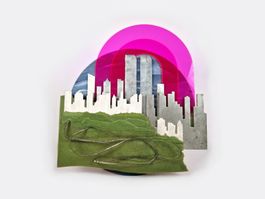 Marischa Burckhardt Suburbs 1985 Relief-Assemblage