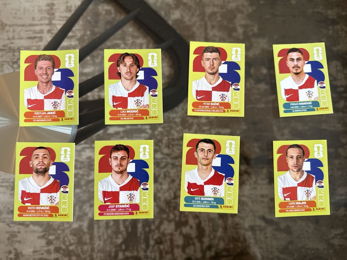 Panini Cartes à collectionner: Panini Croatien 8stk. – Neuf (Voir description) à Brugg AG par kar_fys9