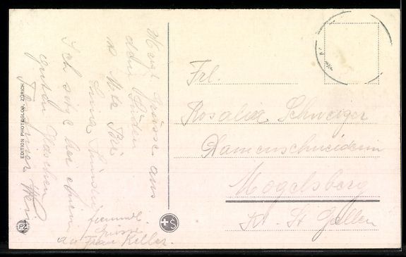 Cartoline postali: AK Monte Brè, Veduta verso Porlezza – Usato da Berlin venduto da bartko-reher 1