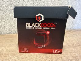 BLACKCOCO's Shisha Naturkohle - 52/64 Würfel