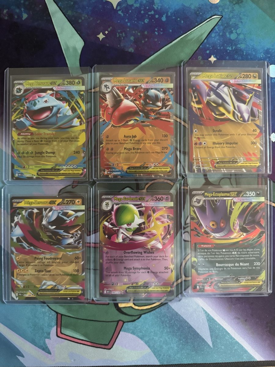 Pokémon Carte collezionabili: Lot 6 cartes Pokémon Méga Evolution ex – Nuovo (secondo la descrizione) da Tramelan venduto da Poke_rys