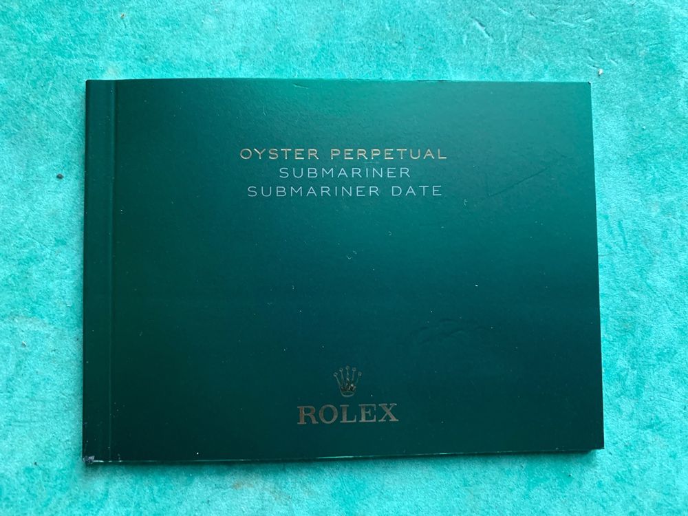 Rolex Booklet Beilage Submariner | Kaufen auf Ricardo
