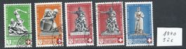 Timbre Suisse 1940 - Monuments oblitéré