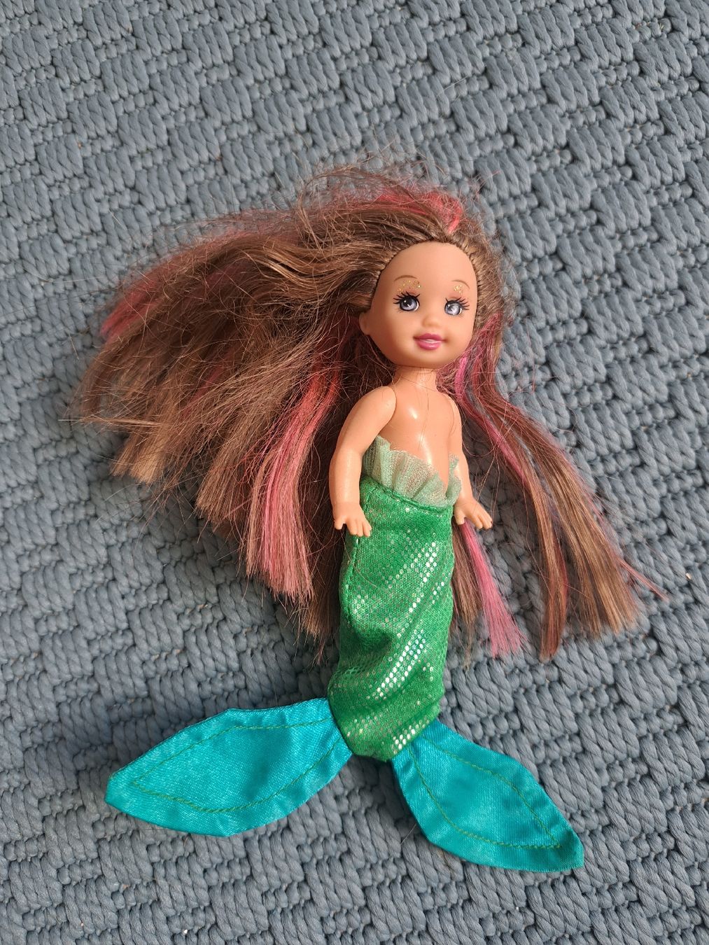 Statuette: Mattel Chelsea Meerjungfrau Puppe mit Stoffflosse – Usato da Spiegel b. Bern venduto da trudischalotti