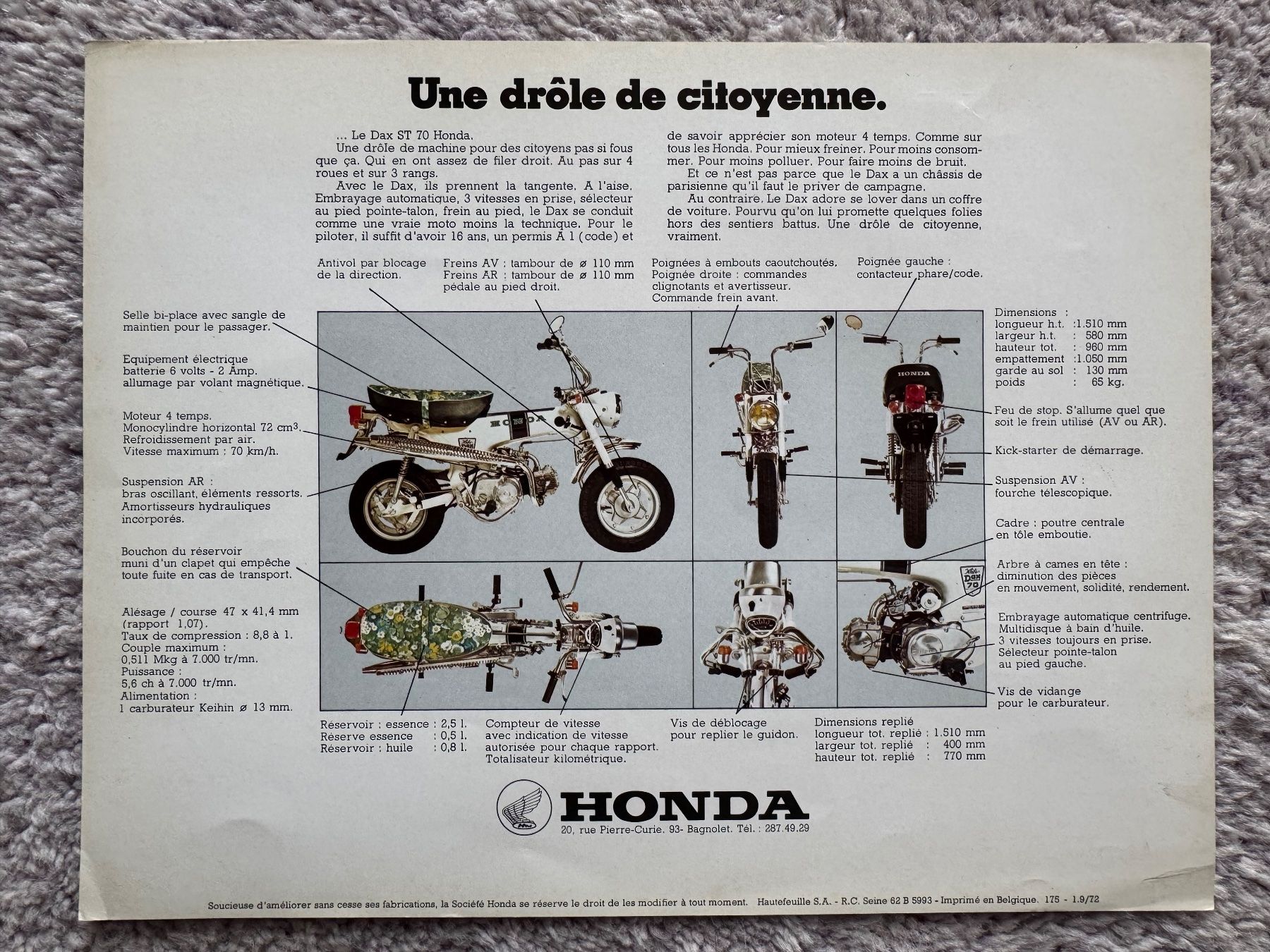 Honda Sonstige: Honda DAX – Gebraucht aus Morrens VD von kawah2 1