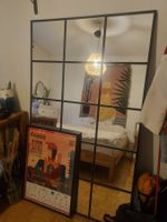 Industrial Spiegel rechteckig 160 × 95 cm (selbst gemacht)