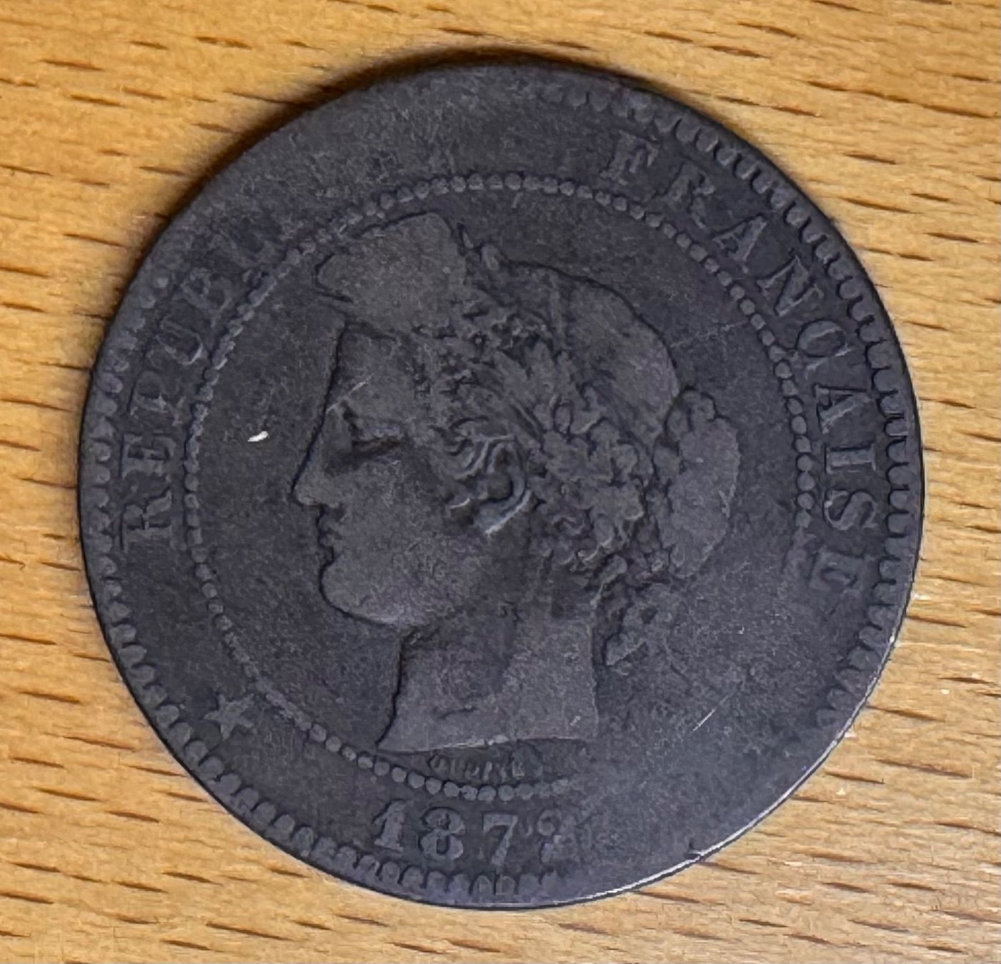 Alle Münzen: 2 x  Cérès - 10 Centimes - Frankreich - ab 1872 – Gebraucht aus Andwil SG von Ariisa1234 2