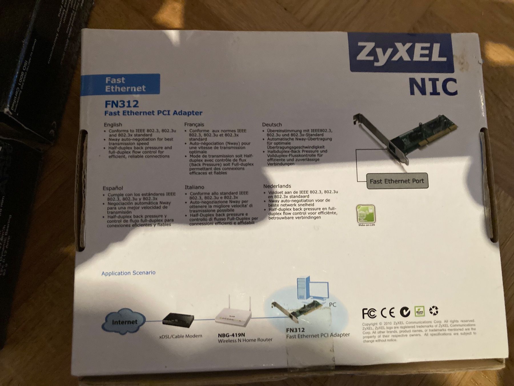 PC: 1x Carte RJ45 PCI 2x ventilateurs – Nuovo e nell'imballaggio originale da Grandson venduto da RioDeltaLima 1