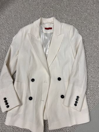 Blazer Max&Co weiss zweireihig guter Zustand