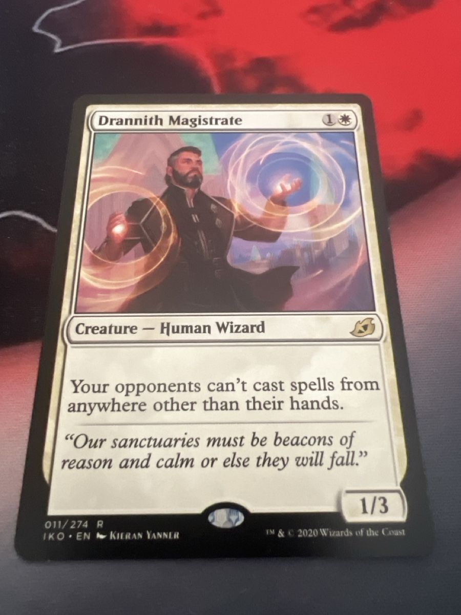 Magic The Gathering Carte collezionabili: Magic The Gathering Drannith Magistrate, NM – Usato da St. Gallen venduto da lob_bkw9