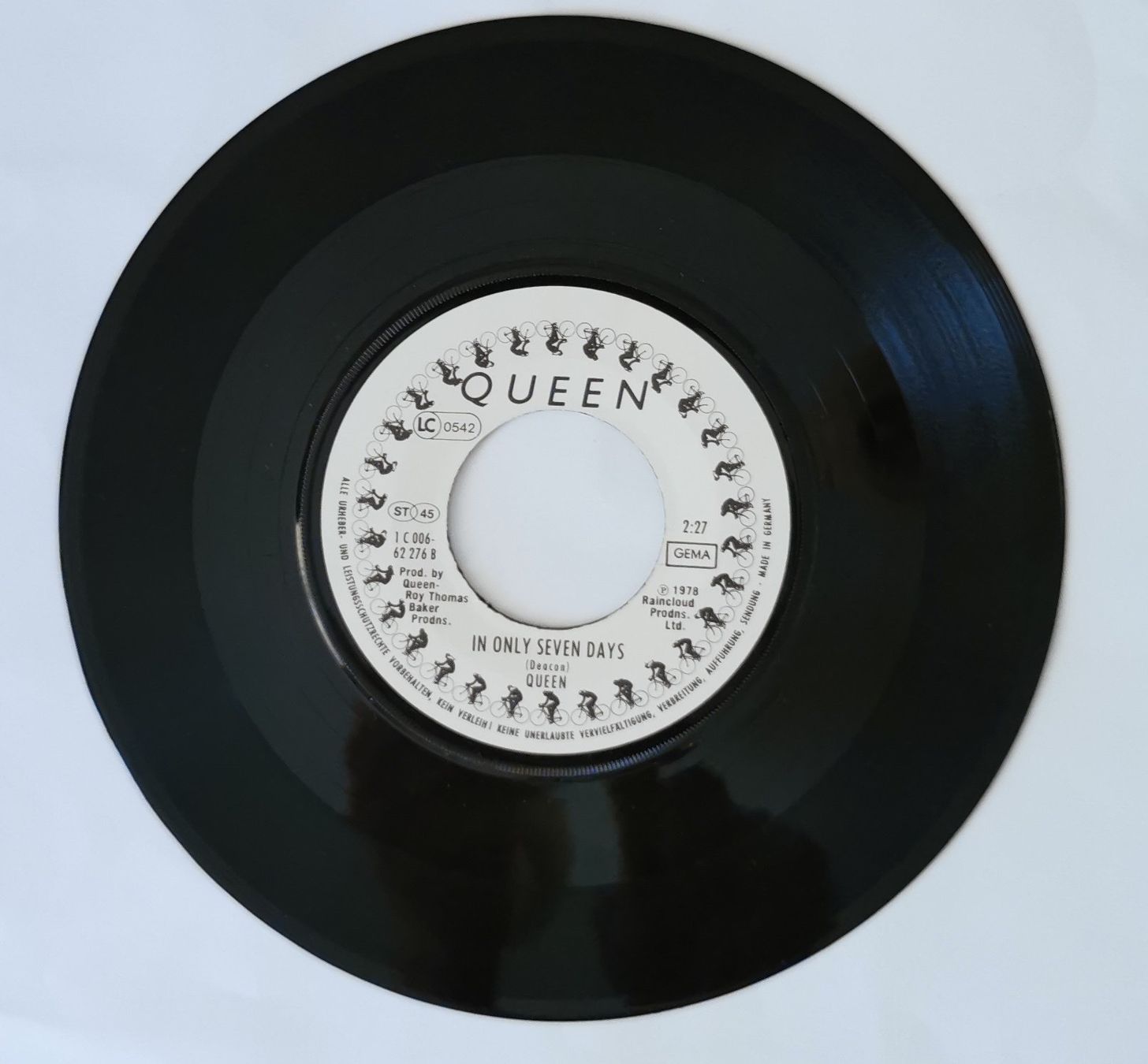 Dischi in vinile: Queen - "Don't Stop Me Now" 7" Vinyl 1978 – Usato da Birsfelden venduto da dsc_f8gx 3