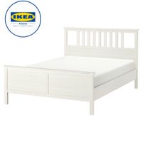 IKEA HEMNES Bettgestell 180x200 weiß gebeizt 60242100