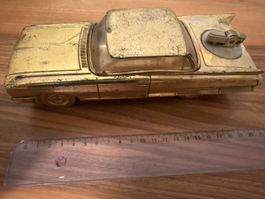 Stelton Aschenbecher Auto Goldfarben mit Feuerzeug gebraucht
