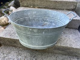 Zinkwanne,dicht, gebraucht,54L, höhe28cm,länge54x44cm