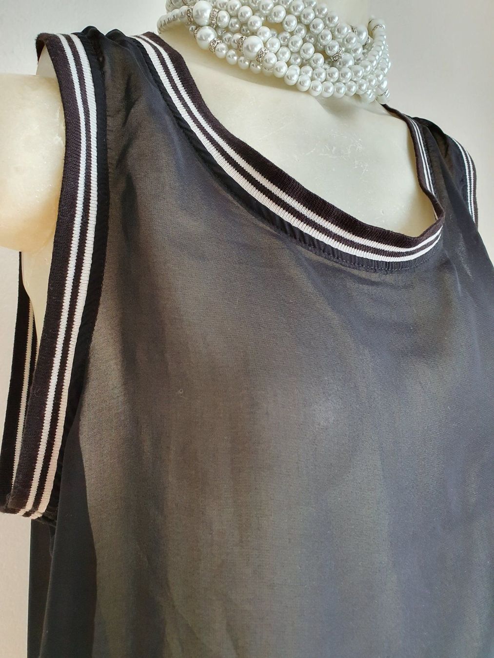 Tuniche: Tunika/Strandkleid gr36(38), schwarz – Usato da Niederbipp venduto da fashionfuchs 3