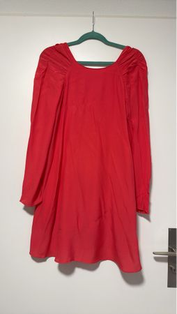 Zara Coral Ruffle Dress - Size XS - Perfect for Summer!
