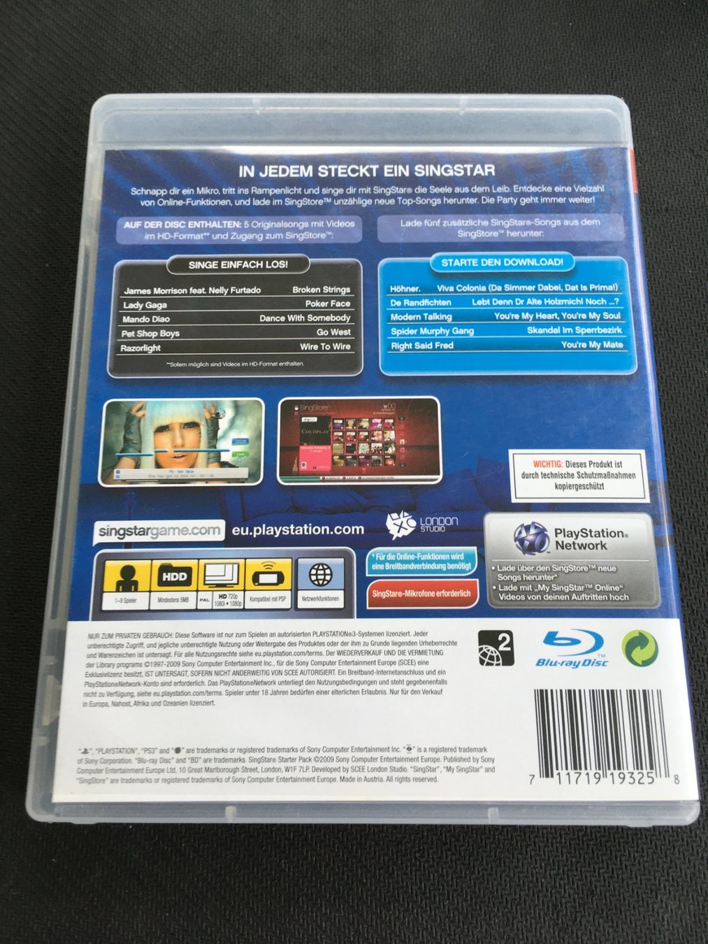 Sony Jeux: Singstar Starter Pack - Playstation 3 / PS3 – D'occasion à St.Gallen par sjosjo 1