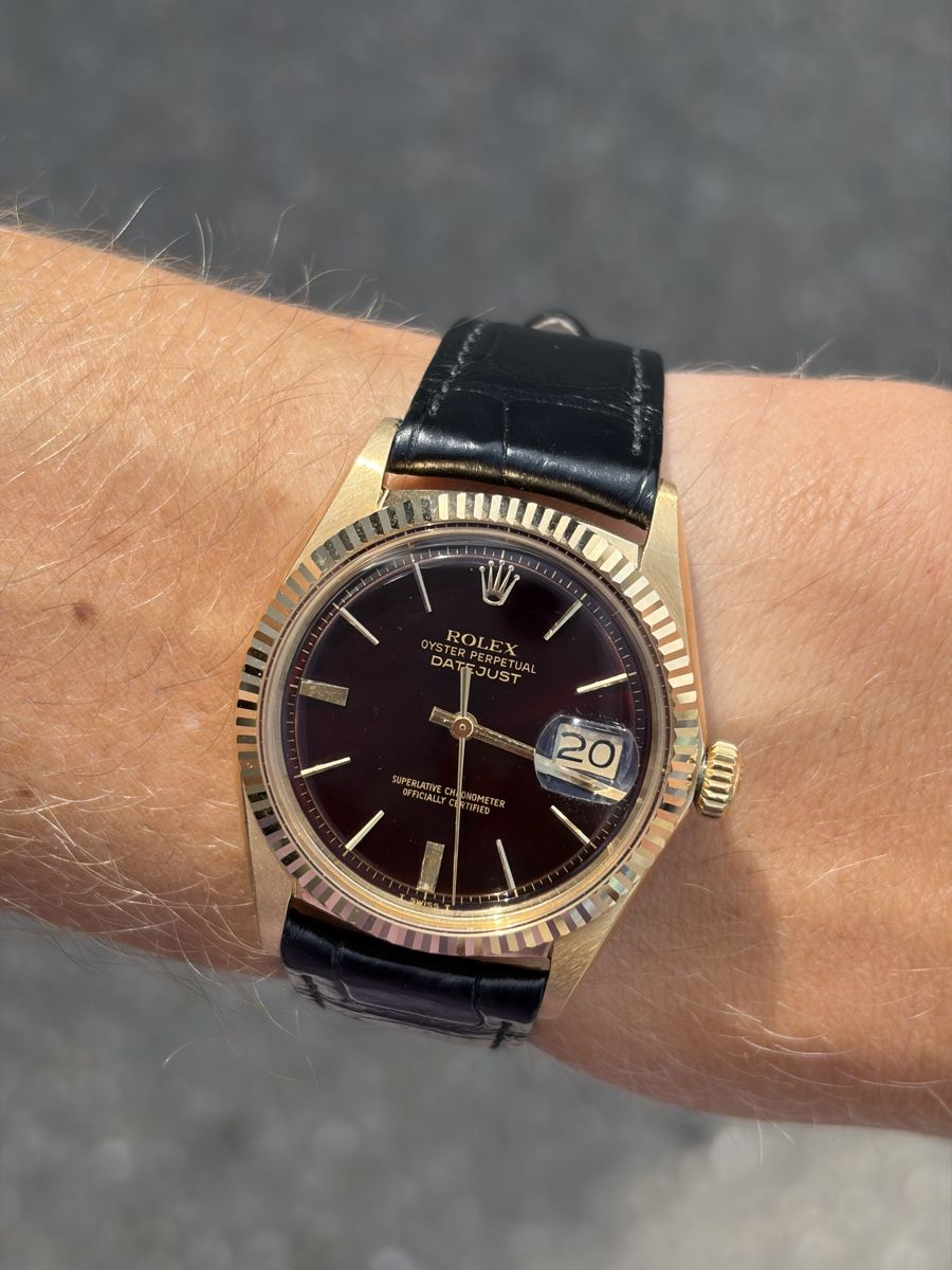 Rolex Uhren: Rolex Datejust Black/Tropical Gilt – Gebraucht aus Niederhasli von Pepsi300 7