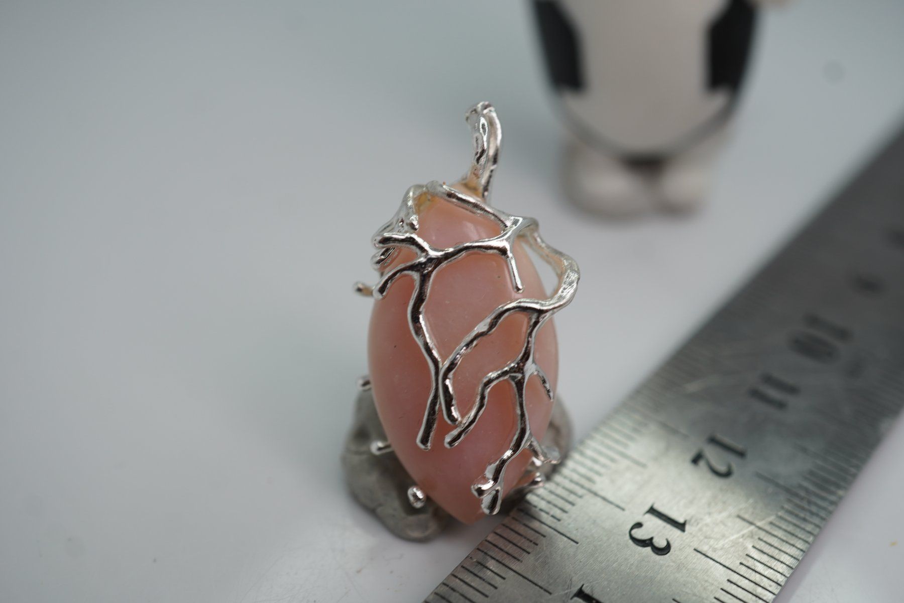 Minerali & Pietre curative: Opal Rosa Peru    Gefasst    Anhänger edel Ästchen – Nuovo e nell'imballaggio originale da Eschenbach SG venduto da topstone