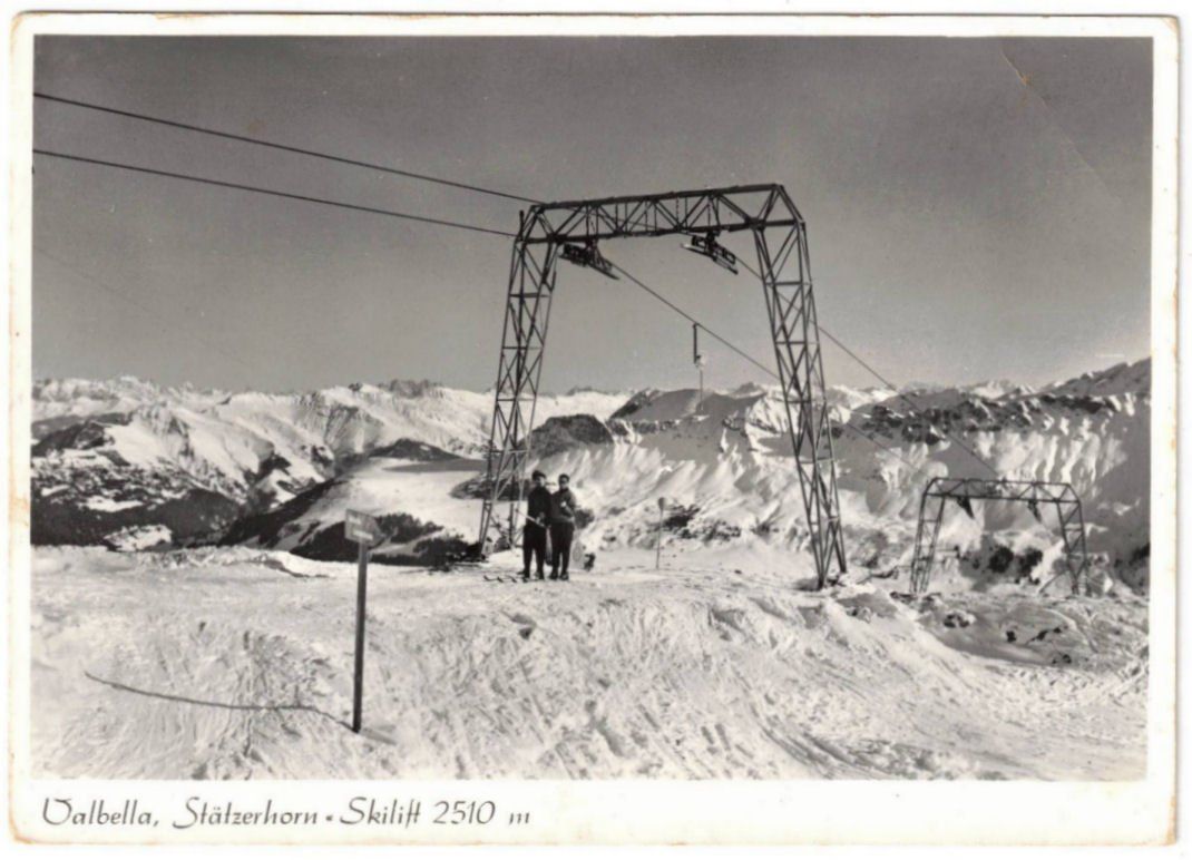 Cartoline postali: Valbella - Skigebiet mit Heidsee – Usato da Binningen venduto da Mountainrider