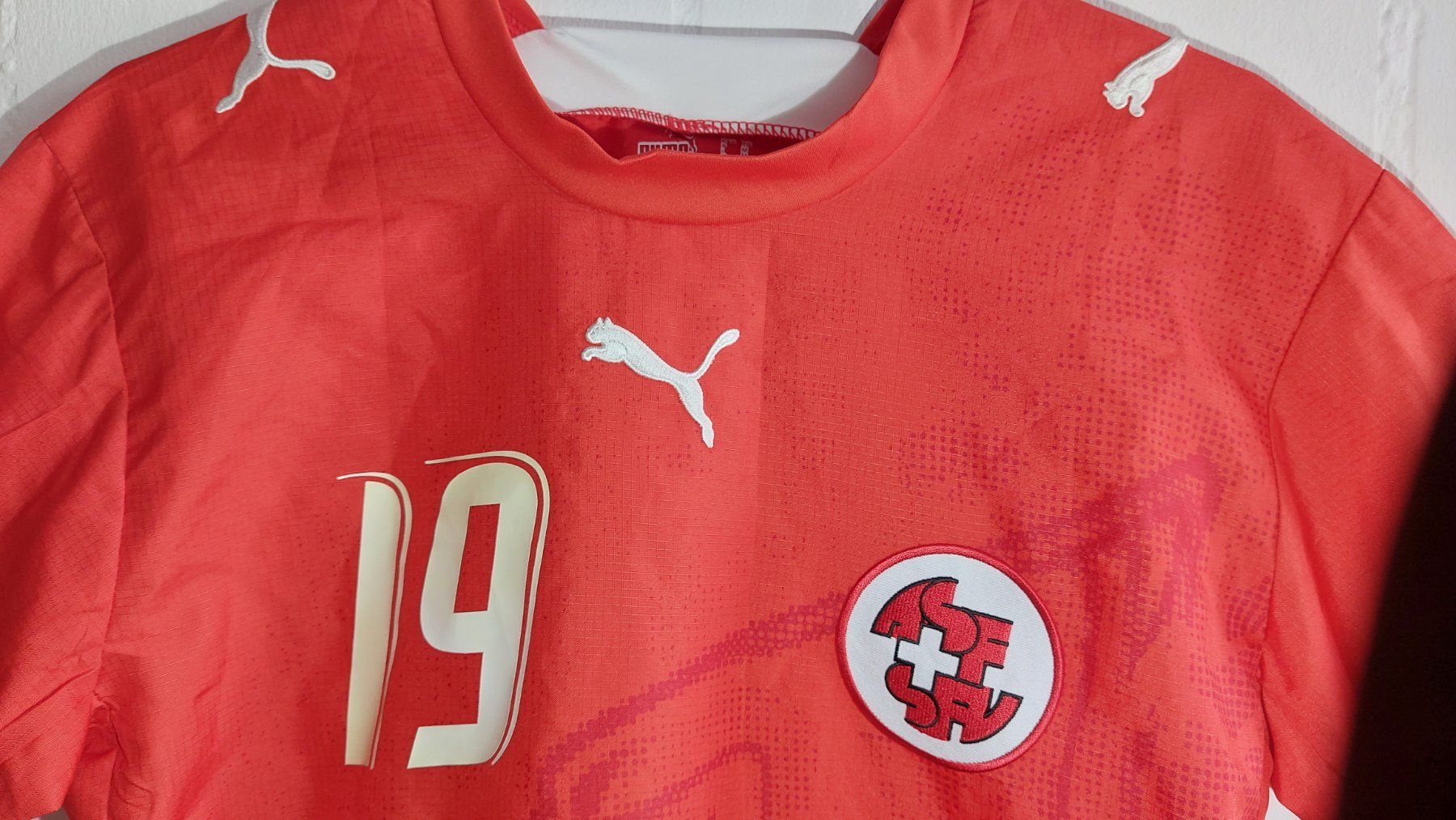 Schweizer Nati Canottiere & Pantaloni: Schweizer Nati Trikot 2006 BEHRAMI Gr M – Usato da Hedingen venduto da Turicun25 3