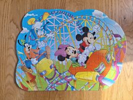 Disney Puzzle Achterbahn Mickey Maus gebraucht Zustand