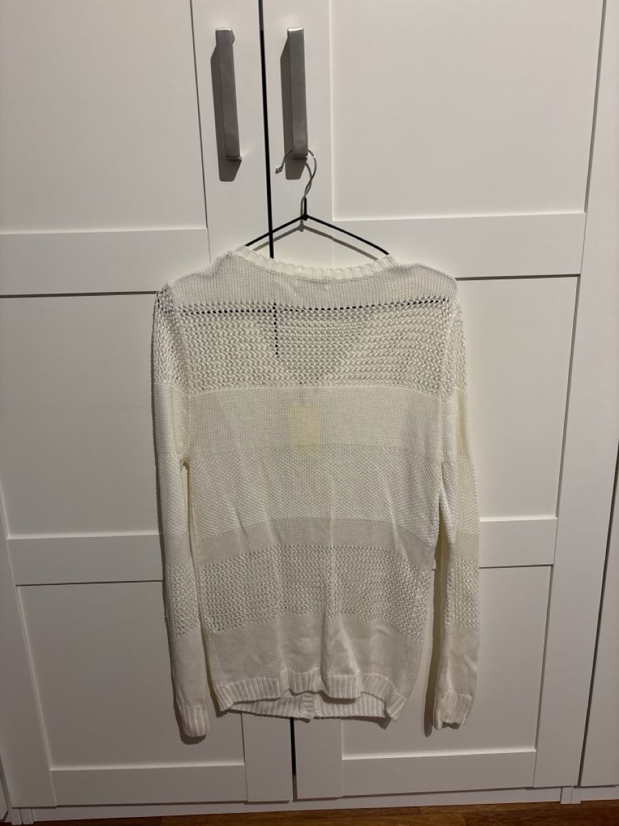 Giacche: Damen Strickjacke weiss transparent – Usato da Nänikon venduto da Caro8989 1