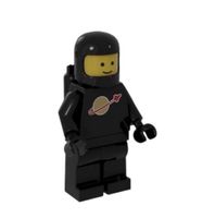 sp003 Classic Space black with Air Tanks LEGO