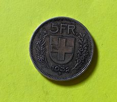 Zu verkaufen: 5 Fränkler 1932 - Silber!