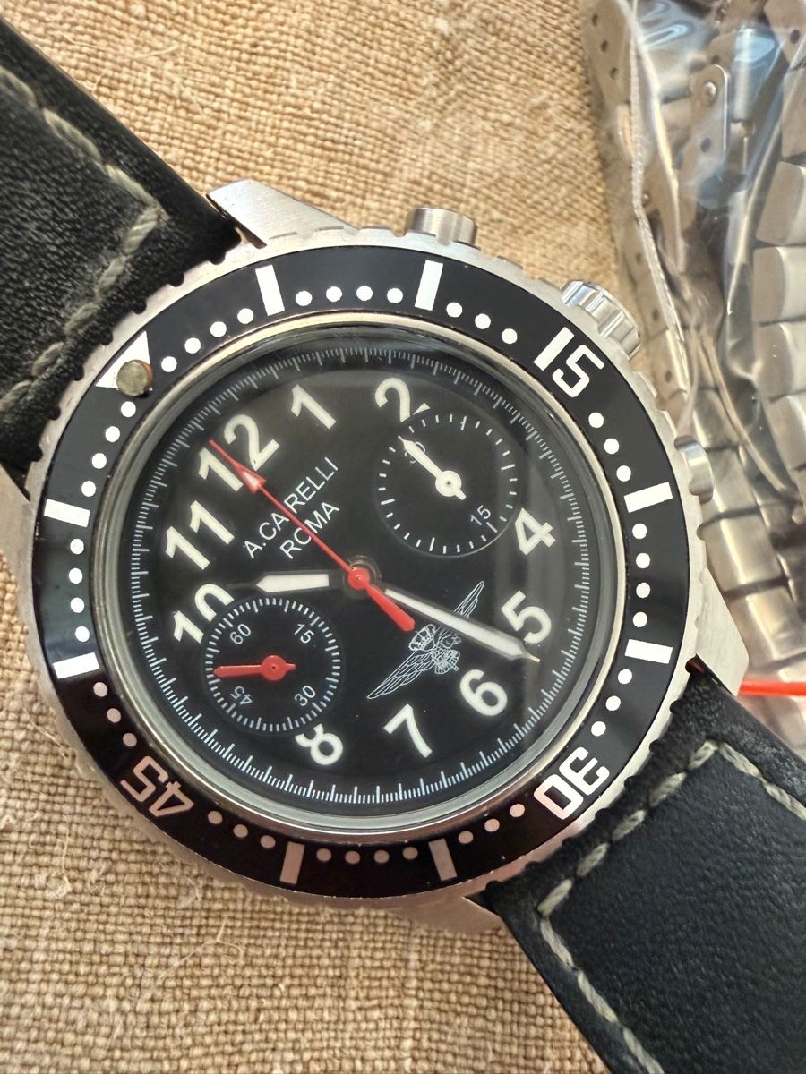 Orologi: 2013 Cairelli Chronograph vintage watch automatic – Usato da Morbio Inferiore venduto da Artdeco83 5