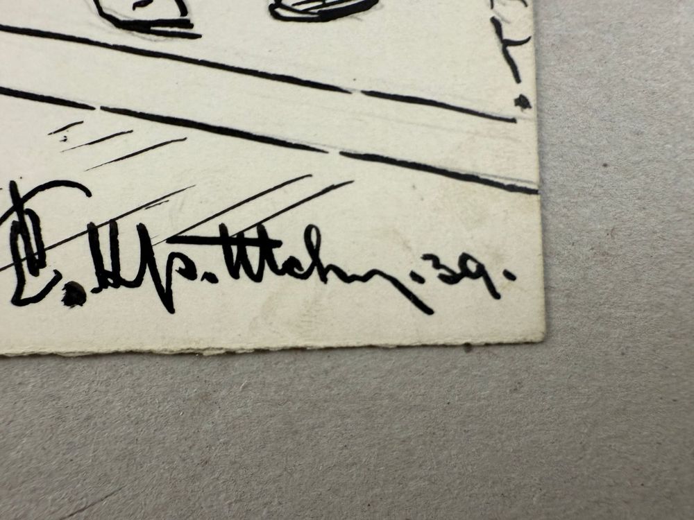 Original Karikatur von 1939, Schweizer Soldaten/Frauen | Kaufen auf Ricardo