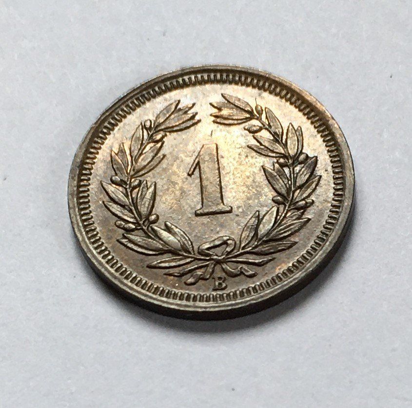 Tutti le monete: 1930 1 Rappen -unz – Usato da Kirchberg SG venduto da Z-Collection 1