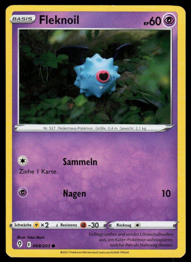 Pokémon Carte collezionabili: Pokemon Fleknoil 068/203 – Usato da Herisau venduto da Pokemon2025