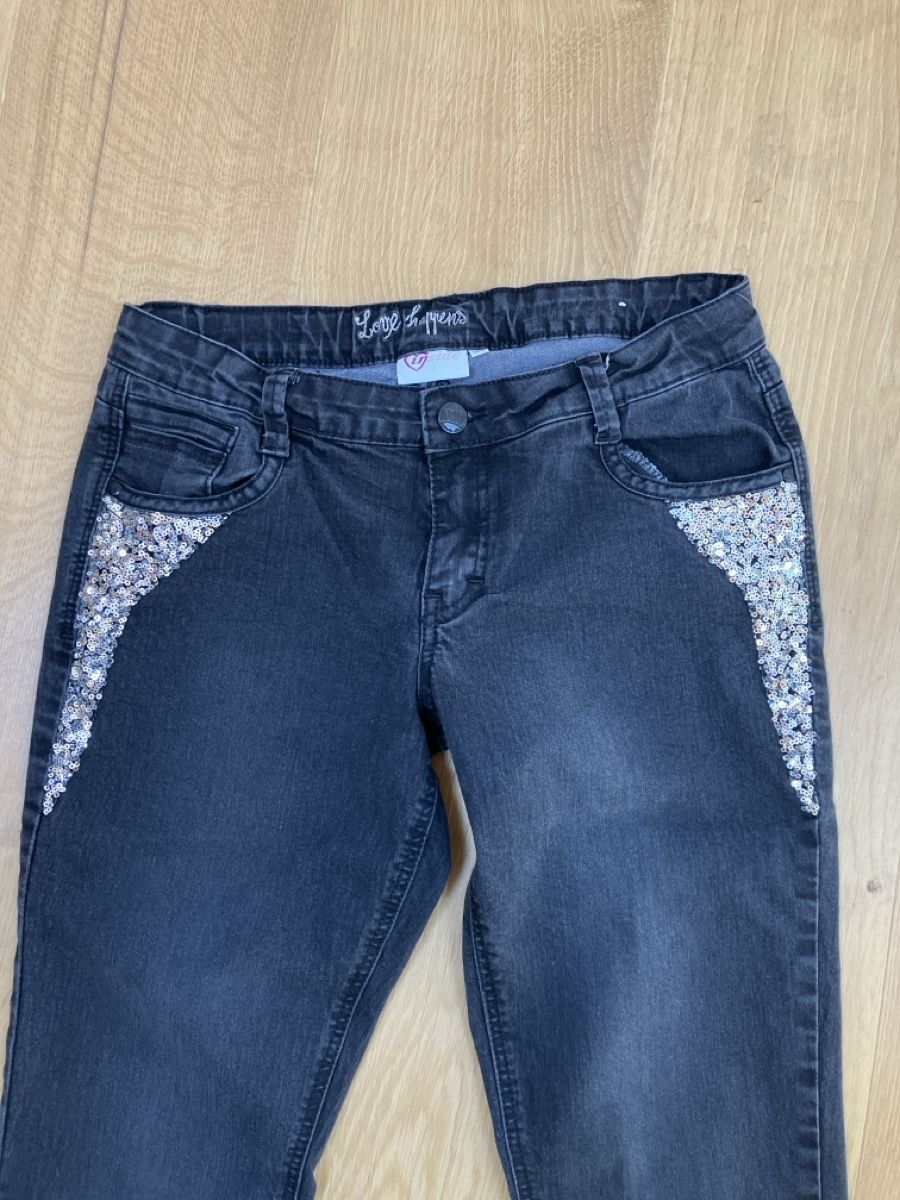 Pantaloni: Jeans von Inside, Grösse 164, Girls – Usato da Weissbad venduto da Praxedis_P51 1