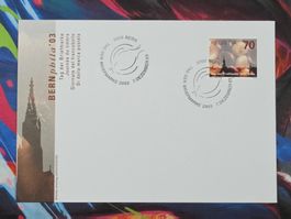 CL30 2X Enveloppe + Timbre Suisse 2004