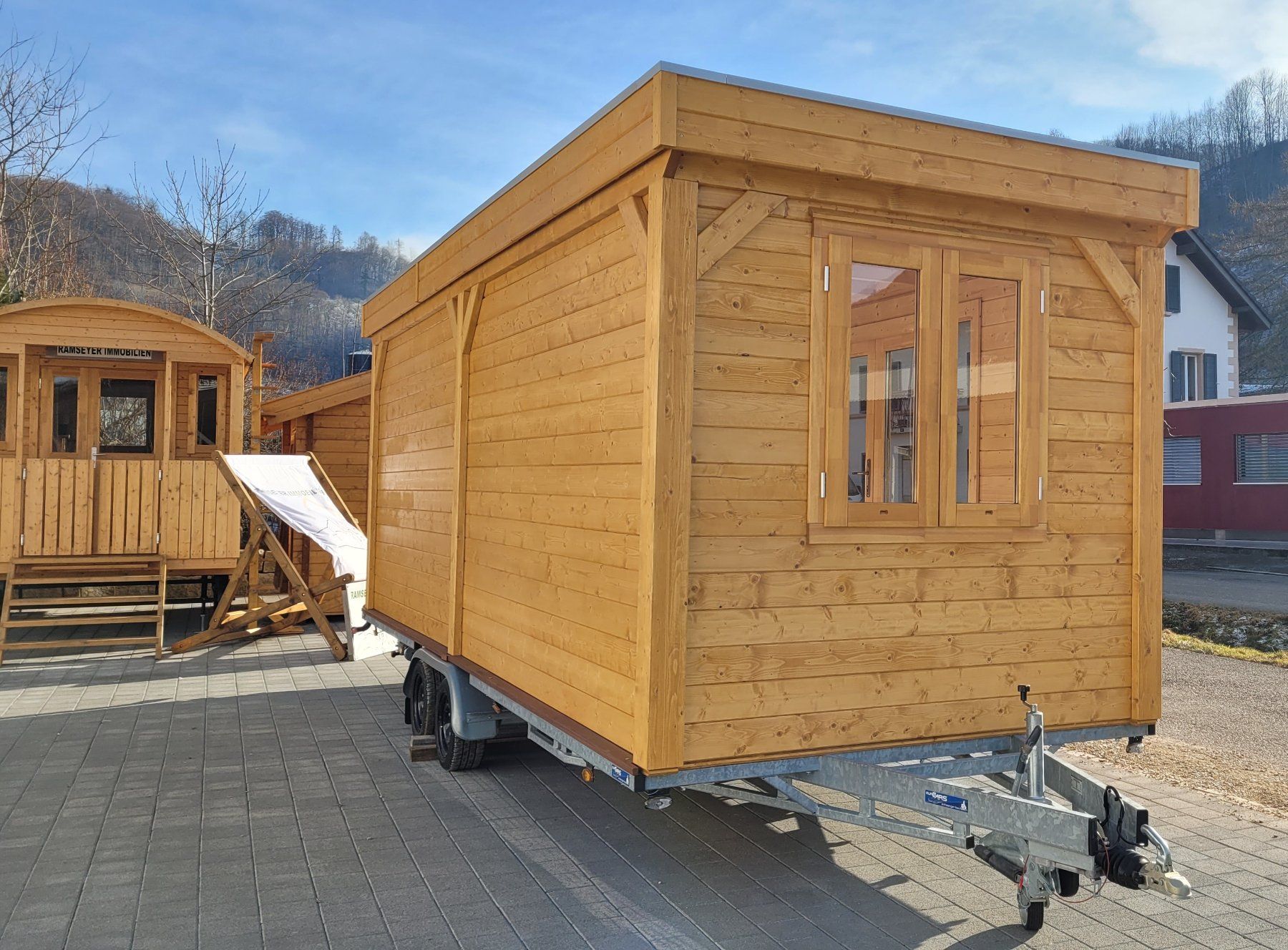 Mobilhome: Tiny Haus Zirkuswagen auf Autoanhänger – Nuovo e nell'imballaggio originale da Diepflingen venduto da Der_billige_max 4