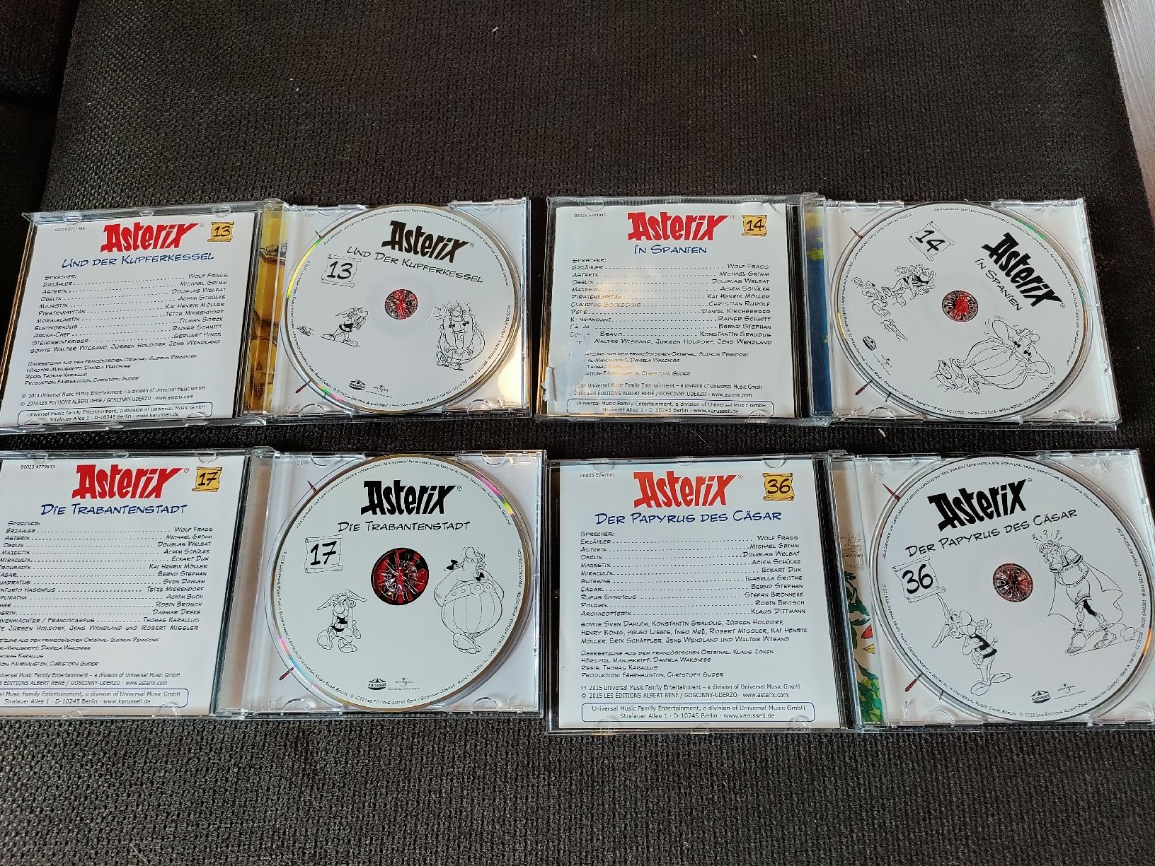 Hörbücher: Asterix Hörspiele CD Sammlung, Folge 13,14,17,36 – Gebraucht aus Fideris von VonRiva86 1
